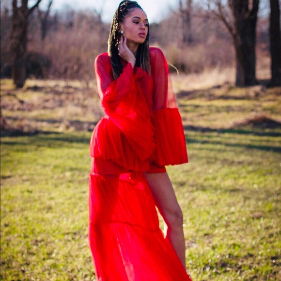 Ruff Me Up Puff Dress - Picture 2 of 3